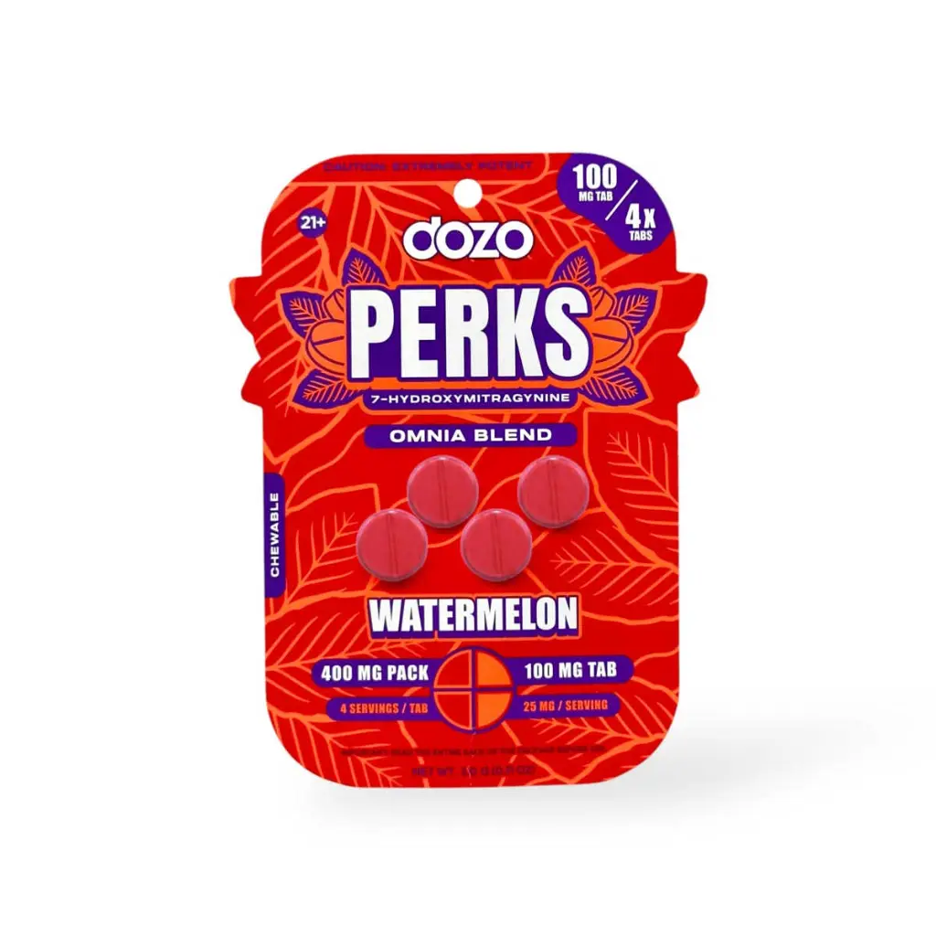 Dozo Perks Extreme Potency 7-OH Omnia Watermelon 100mg.webp