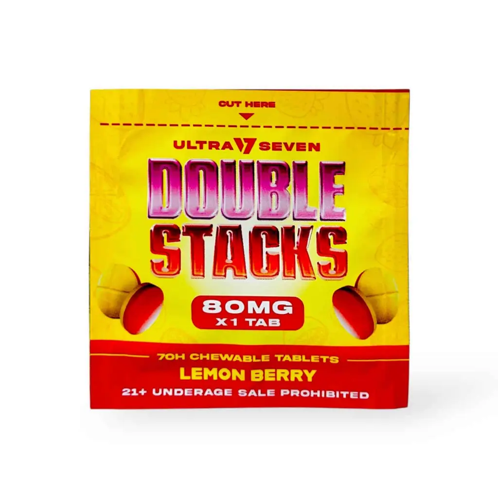 Ultra Seven Double Stacks 7-Oh Chewable Tablets Lemon Berry 80mg-1ct.webp