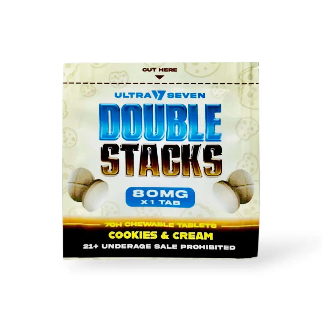 Ultra Seven Double Stacks 7-Oh Chewable Tablets Cookies & Cream 80mg-1ct.webp