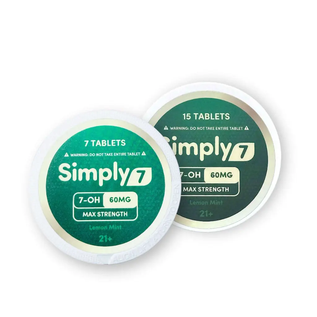Simply7 7-OH Max Strength Tablet Lemon Mint 60mg-Both.webp