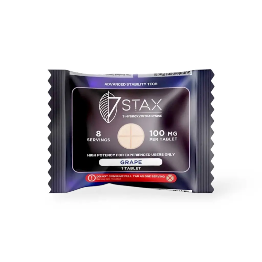 7 Stax 7 Hydroxymitragynine Tablets Grape 100mg-1ct.webp