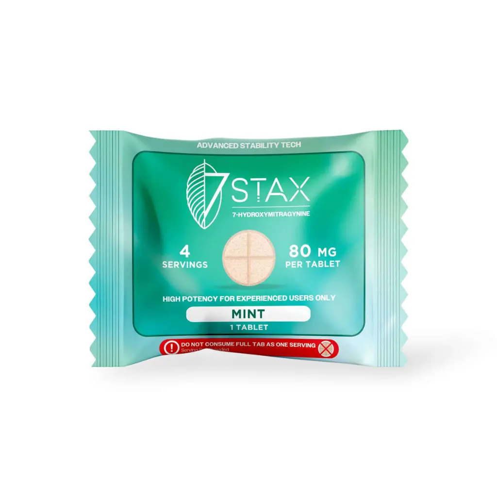 7 Stax 7 Hydroxymitragynine Tablets Mint 80mg-1ct.webp