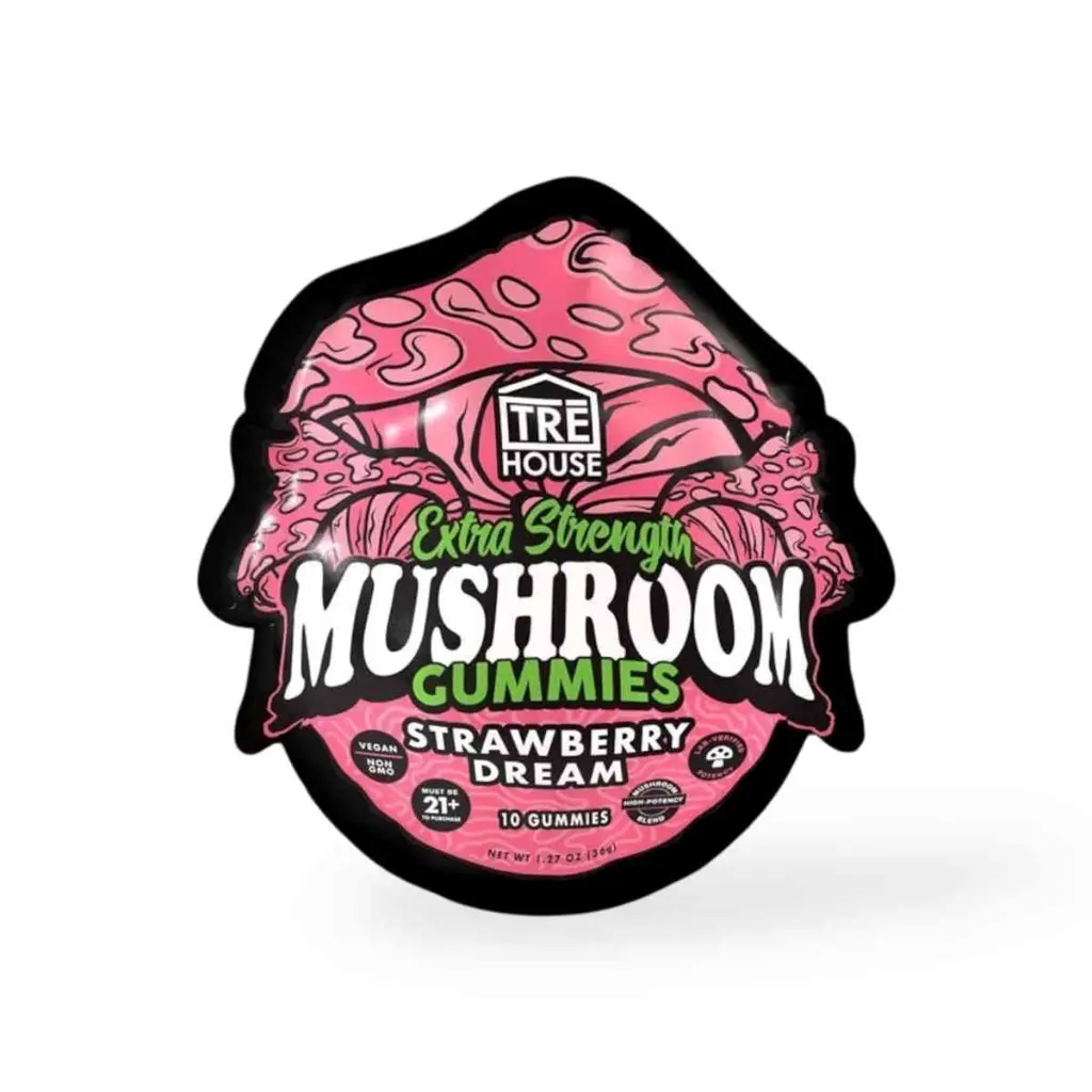 Tre House Extra Strength Mushroom Gummies Strawberry Dream- 10ct.webp