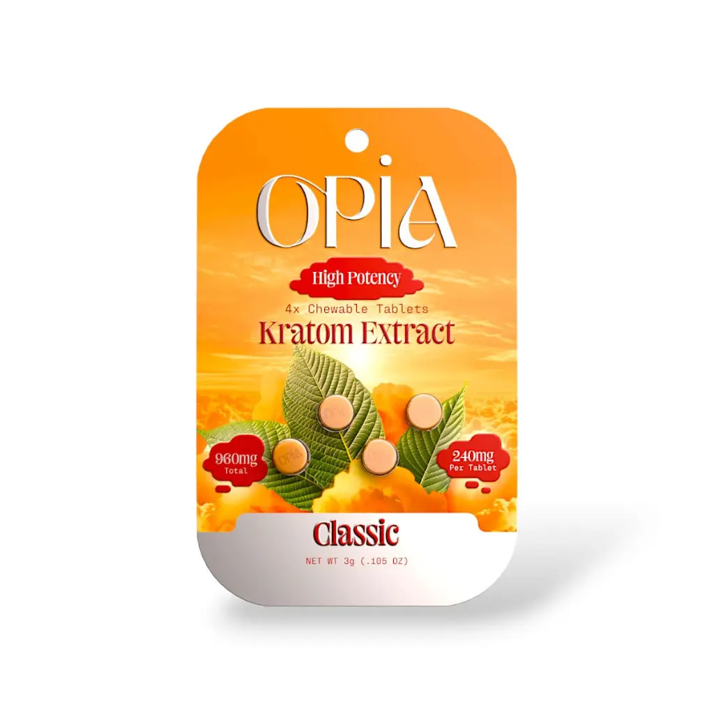 Opia Kratom Extract Classic Tablet 240mg- 4ct.webp