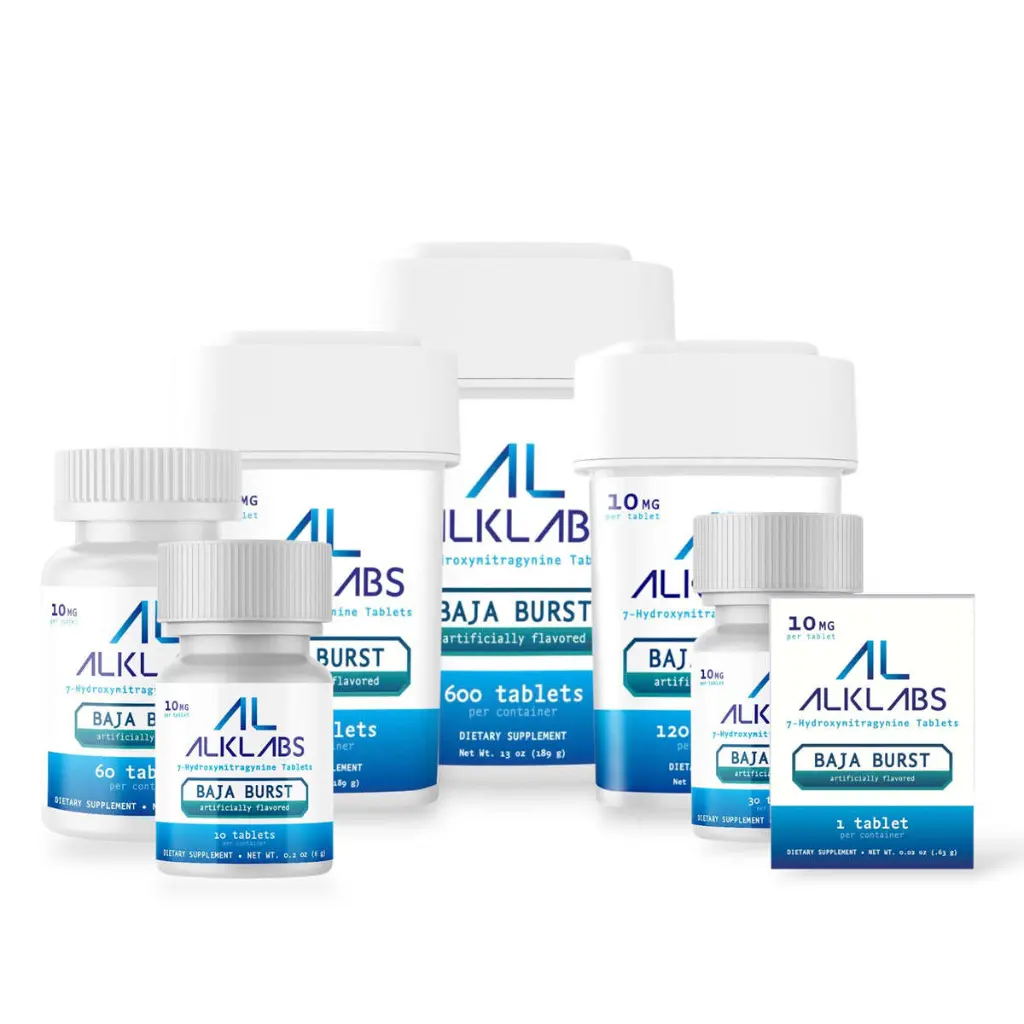 AlkLabs 7- Hydroxymitragynine Baja Burst 10mg Tablet- All.webp
