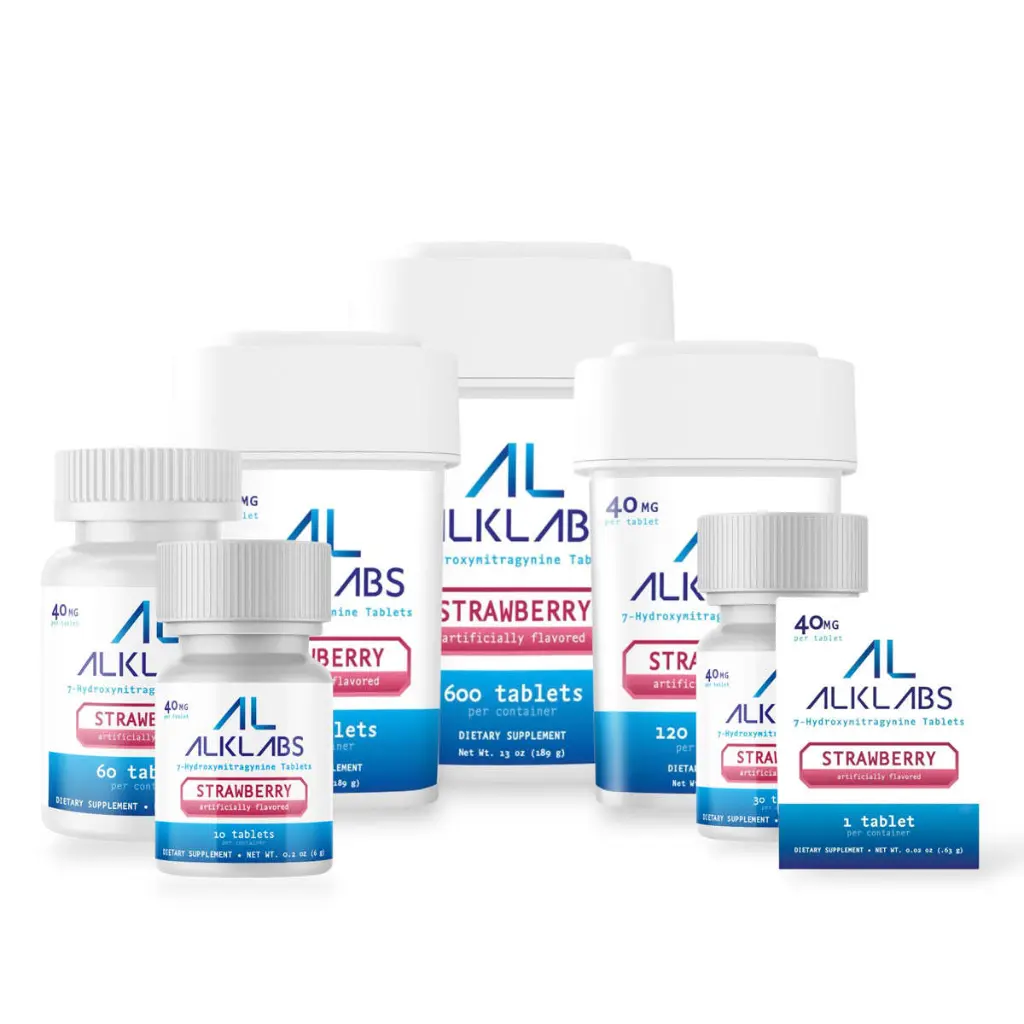 AlkLabs 7- Hydroxymitragynine Strawberry 40mg Tablet- All.webp