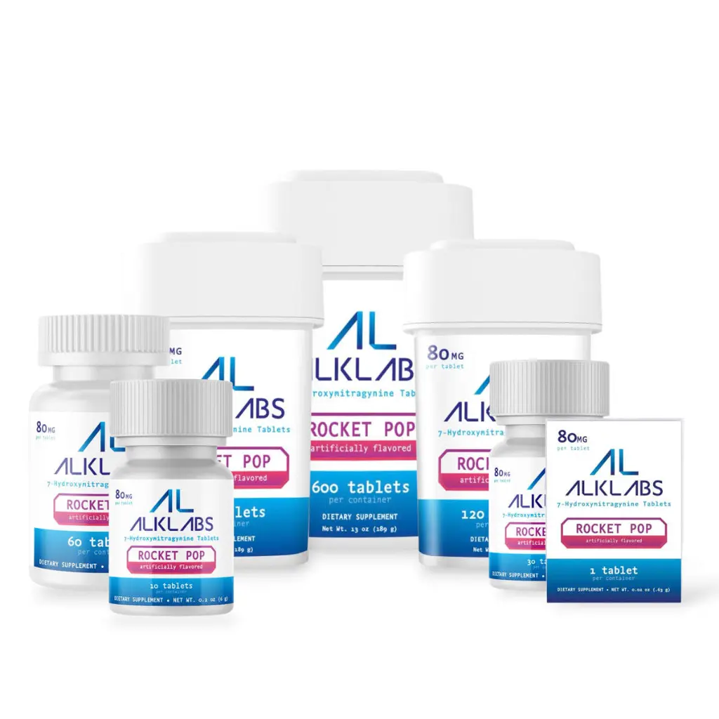 AlkLabs 7- Hydroxymitragynine Rocket Pop 80mg Tablet- All.webp