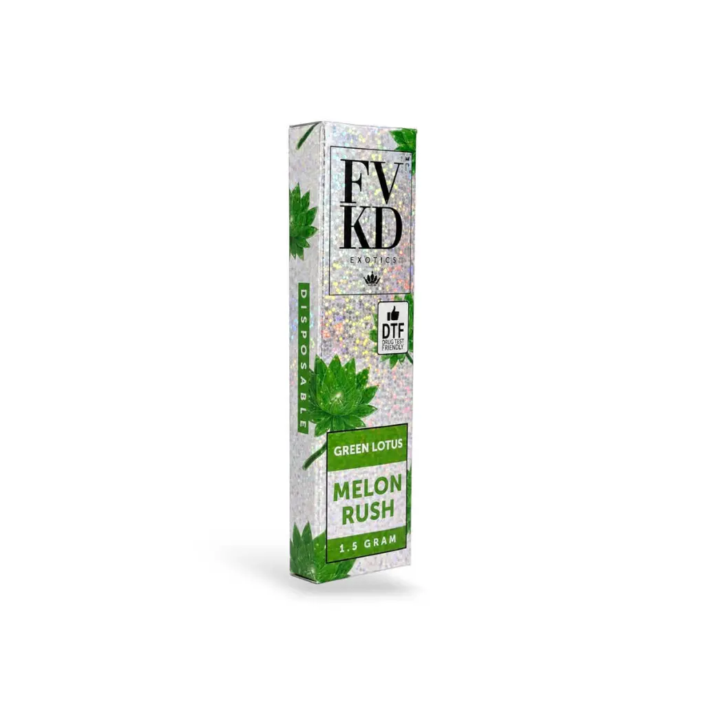 FVKD Green Lotus Disposable Vape Melon Rush 1.5g.webp