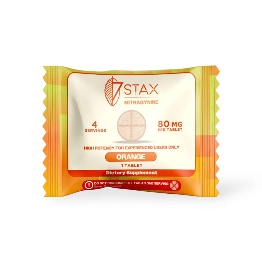 7 Stax Next Generation Mitragynine Blend Tablets Orange 80mg- 1ct.webp