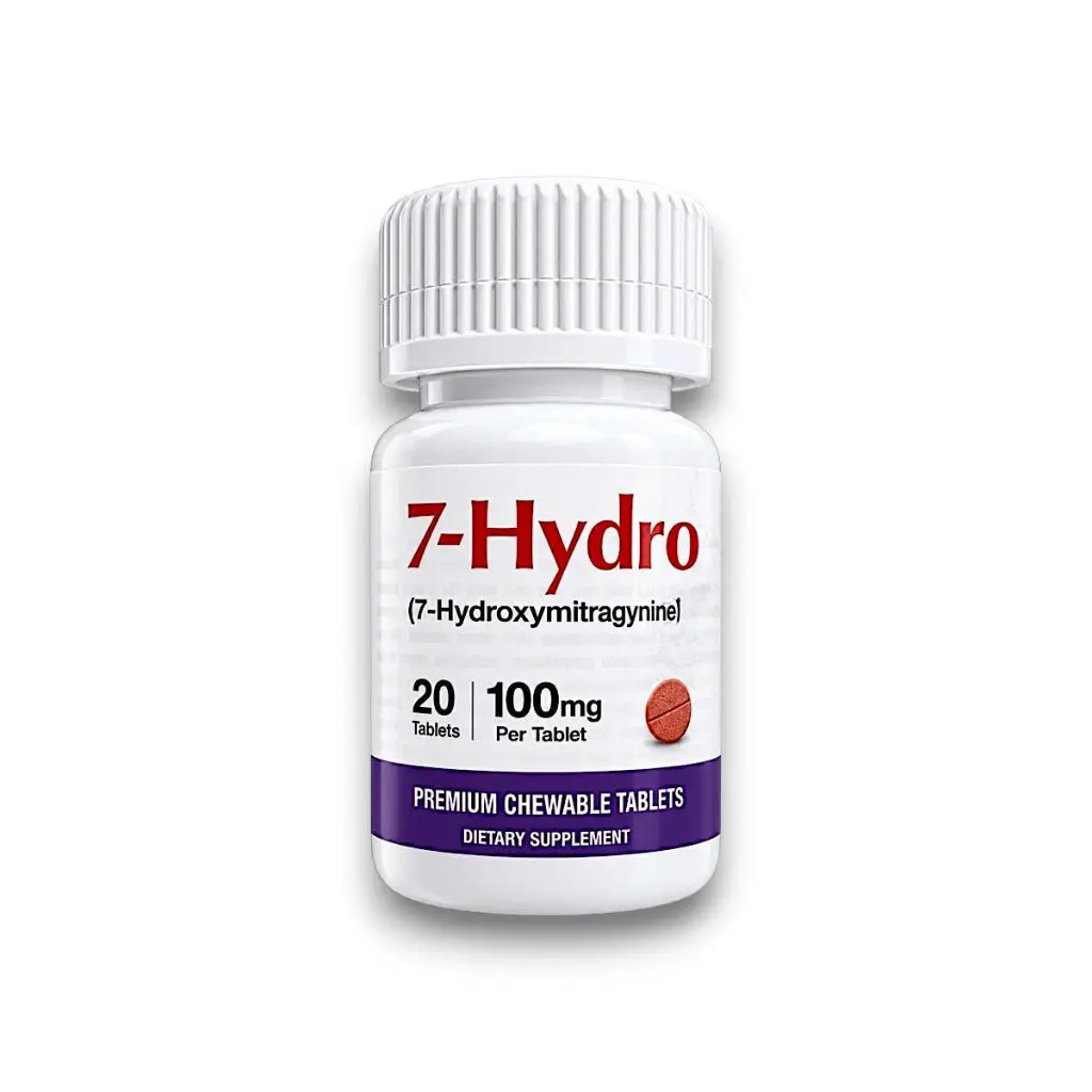 Real Botanicals 7- Hydro 7-OH Chewable Tablet 100mg- 20ct.webp