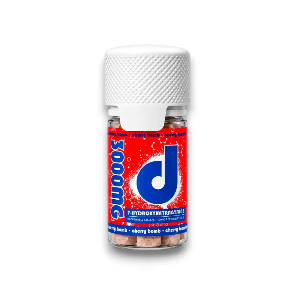 Dopium 7-Hydroxymitragynine Chewable Tablet Cherry Bomb 300mg- 10ct.webp