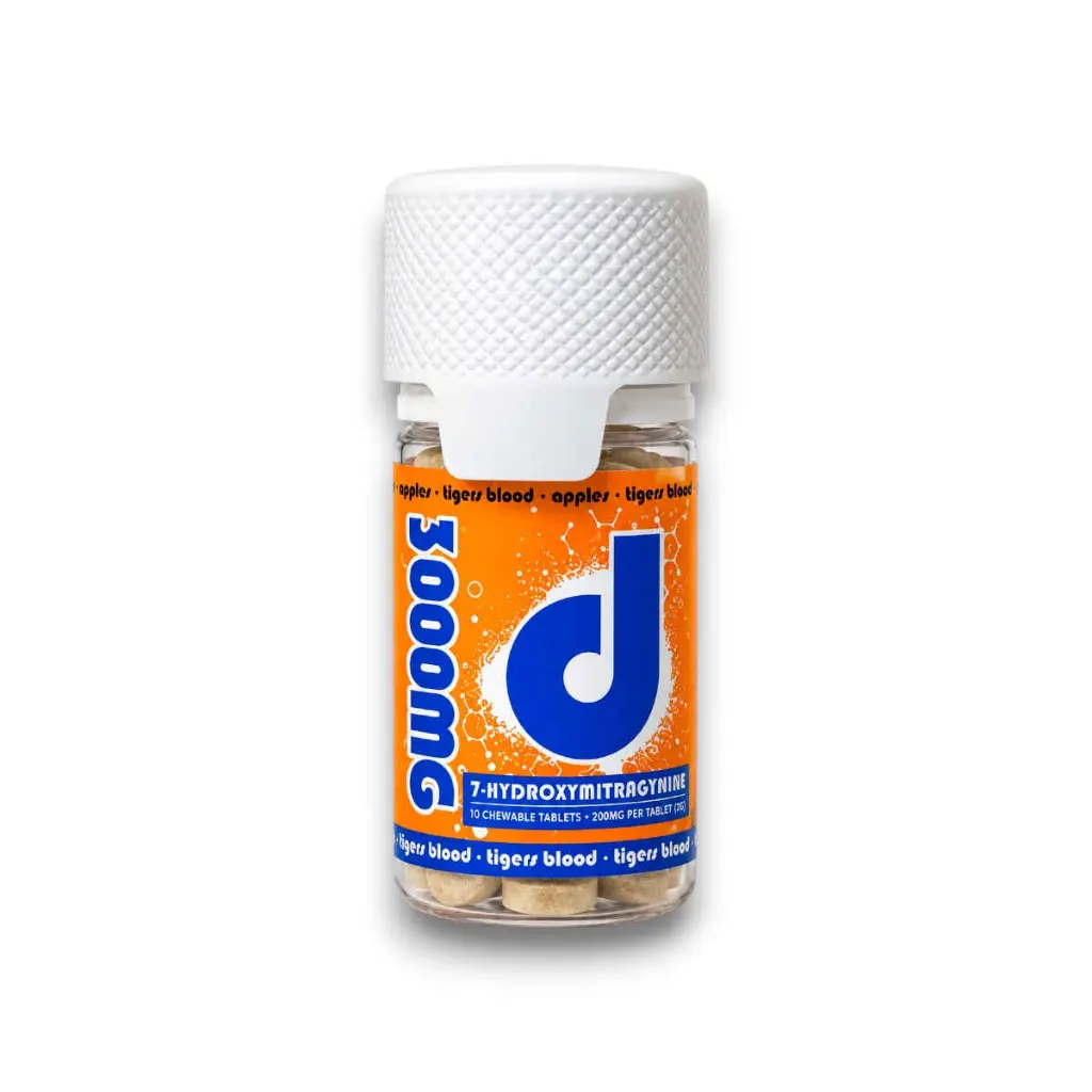 Dopium 7-Hydroxymitragynine Chewable Tablet Tigers Blood 300mg- 10ct.webp