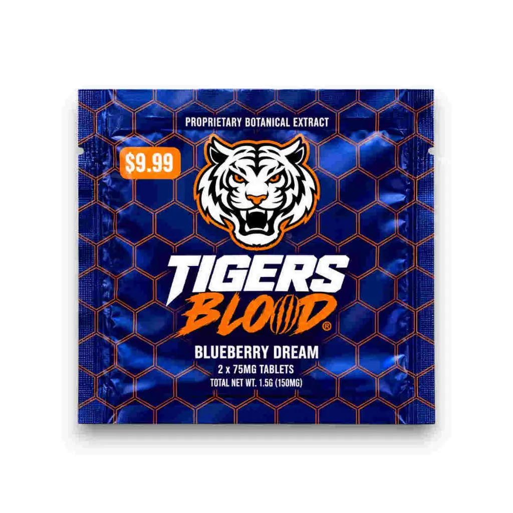 Tigers Blood Cat's Claw Chewable Tablets Blueberry Dream 75mg- 2ct.webp