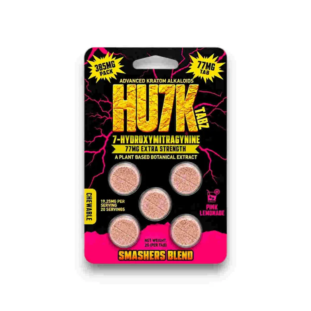 Hu7k 7- Hydroxymitragynine Chewable Tablets Pink Lemonade 77mg- 5ct.webp