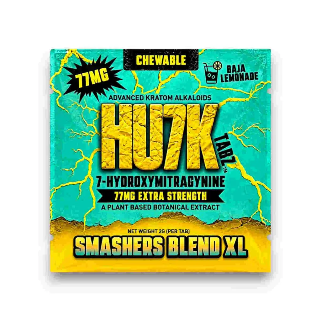 Hu7k 7- Hydroxymitragynine Chewable Tablets Baja Lemonade 77mg- 1ct.webp