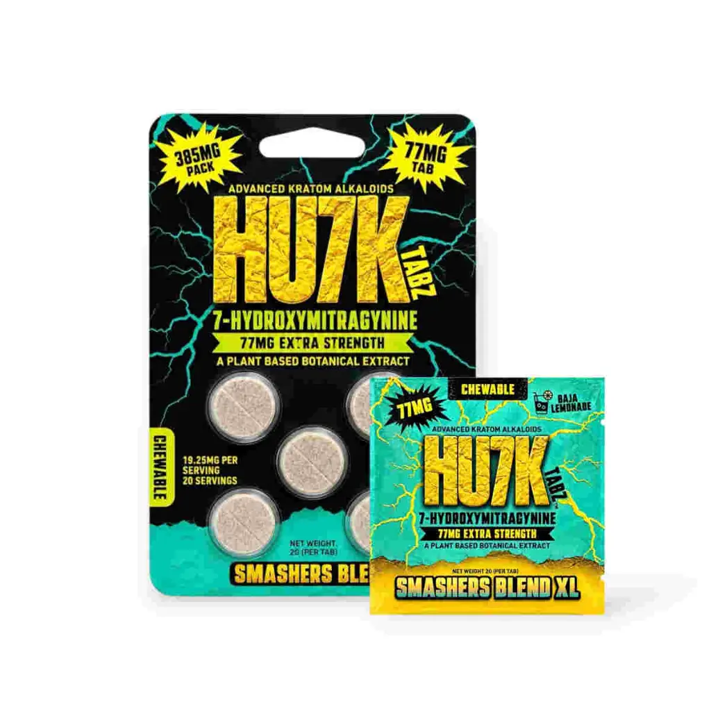Hu7k 7- Hydroxymitragynine Chewable Tablets Baja Lemonade 77mg- Both.webp