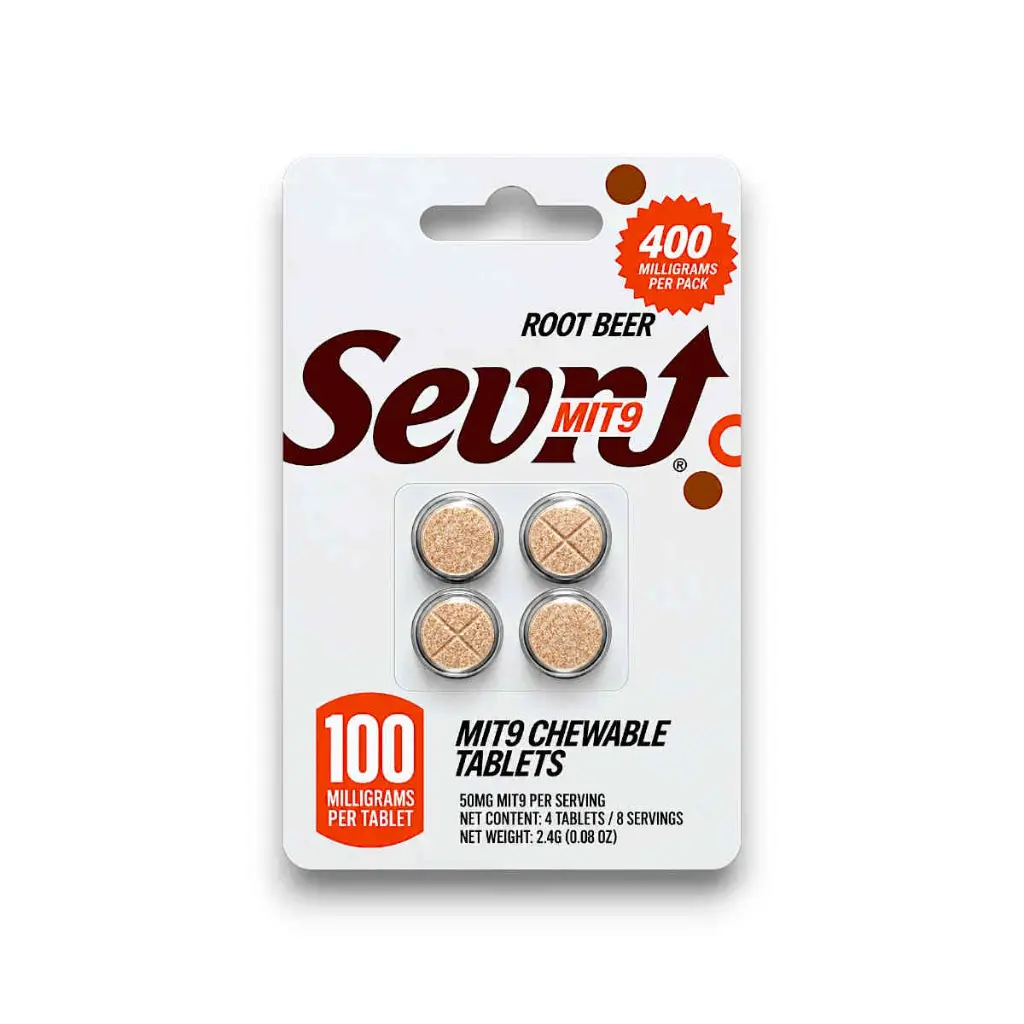 Sevn MIT 9 Chewable Tablets Root Beer 100mg- 4ct.webp