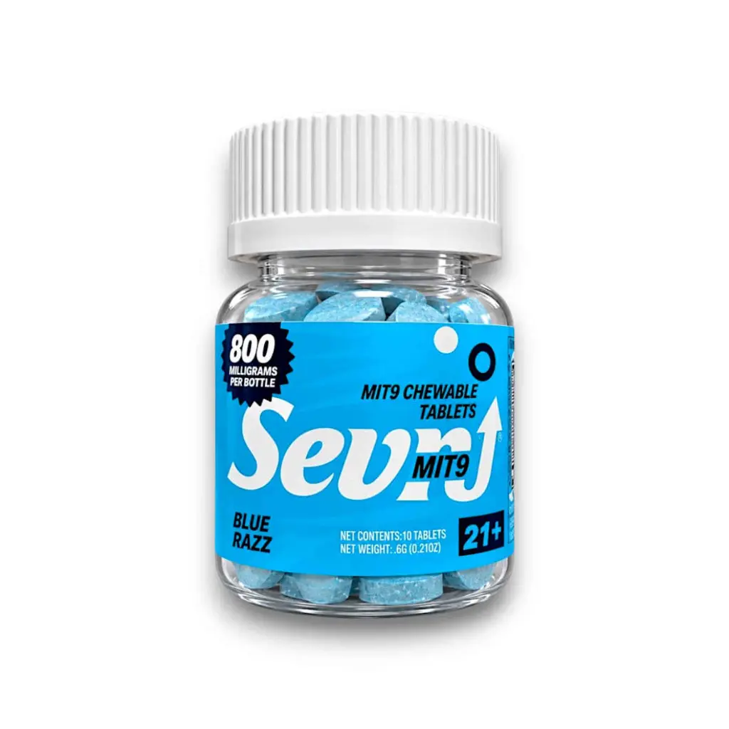 Sevn MIT 9 Chewable Tablets Blue Razz 80mg- 10ct.webp
