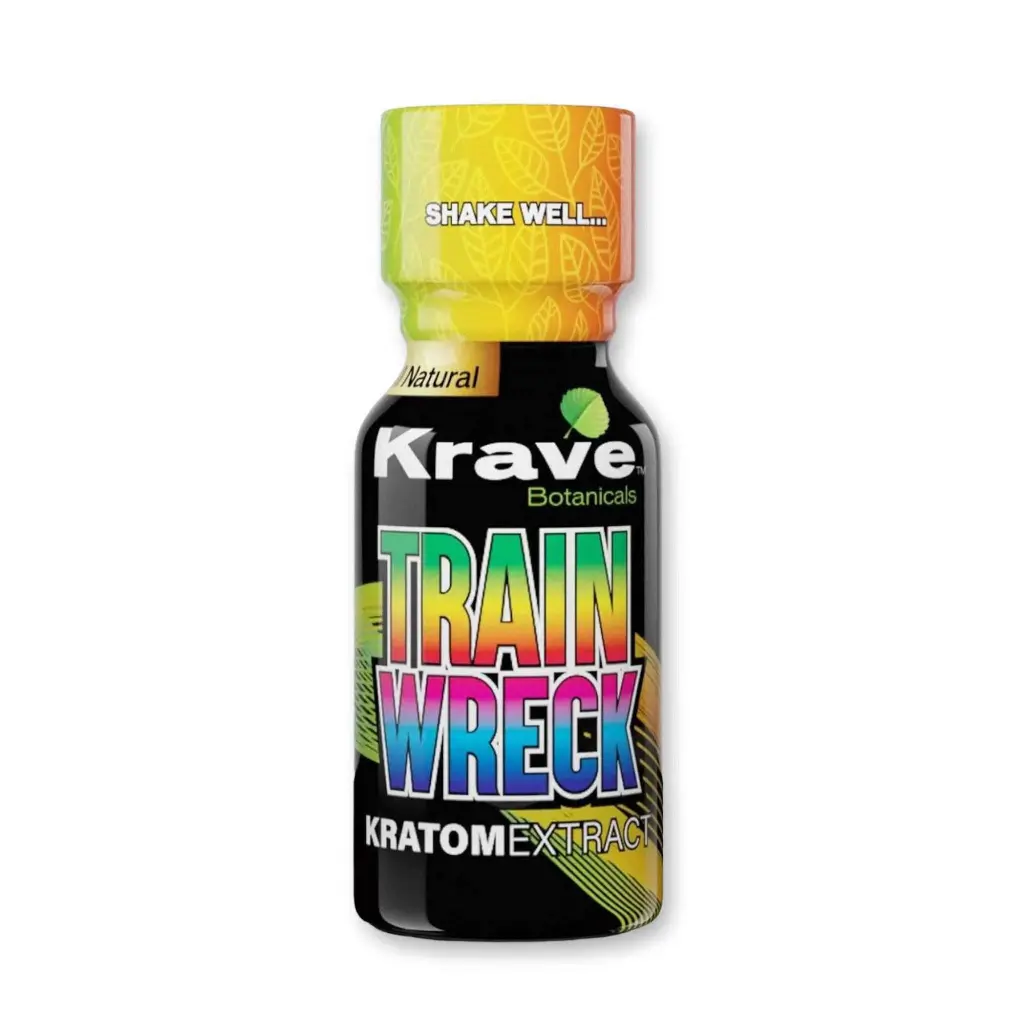 Krave Kratom Extract Shot Trainwreck 1 Bottle.webp